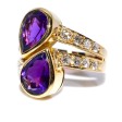 Bijoux anciens - Bague toi & moi vintage