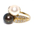 Bijoux récents - Bague toi et moi perles 