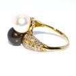 Bijoux récents - Bague toi et moi perles 