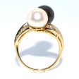 Bijoux récents - Bague toi et moi perles 