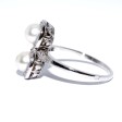 Bijoux anciens - Bague toi et moi diamants et perles 