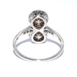 Bijoux anciens - Bague toi et moi diamants et perles 