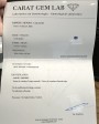 Bagues de fiançailles - Bague saphir et diamants baguettes