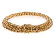 Bijoux anciens - Bracelet vintage maille américaine