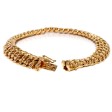 Bijoux anciens - Bracelet vintage maille américaine
