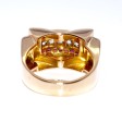 Bijoux anciens - Bague Tank diamants 
