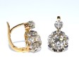 Bijoux anciens - Boucles d'oreilles dormeuses diamants - environ 2,20 carats total