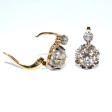 Bijoux anciens - Boucles d'oreilles dormeuses diamants - environ 2,20 carats total