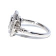 Bijoux récents - Bague diamant taille émeraude 