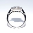 Bijoux récents - Bague diamant taille émeraude 