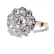 Bagues de fiançailles - Bague Pompadour diamants 