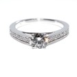 Bijoux Récents - Bague solitaire diamant 