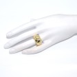 Bijoux anciens - Bague boule constellation en or et diamants