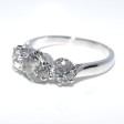 Bagues de fiançailles - Bague trilogie diamants
