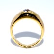 Bijoux anciens - Bague jonc diamant 