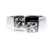 Bijoux anciens - Bague toi et moi Art Déco diamants