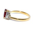 Bagues de fiançailles - Bague rubis birman et diamants