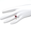Bagues de fiançailles - Bague rubis birman et diamants