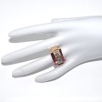 Bijoux anciens - Bague Tank diamants 