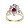 Bagues de fiançailles - Bague Pompadour rubis et diamants