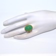 Bijoux Récents - Bague chrysoprase vintage