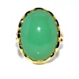 Bijoux Récents - Bague chrysoprase vintage