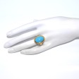 Bijoux Récents - Bague turquoise vintage