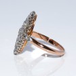 Bijoux anciens - Bague ancienne marquise diamants