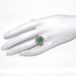 Bagues de fiançailles - Bague Pompadour émeraude et diamants