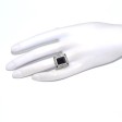 Bijoux anciens - Bague Art Déco en saphir et entourage diamants