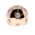 Bijoux anciens - Bague boule constellation en or et diamants