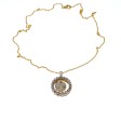 Bijoux anciens - Pendentif ancien diamants 