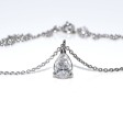 Bijoux anciens - Pendentif diamant poire 