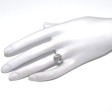 Bijoux anciens - Bague Art Déco entourage diamants