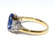 Bagues de fiançailles - Bague saphir et diamants