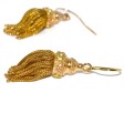 Bijoux anciens - Boucles d'oreilles pompons
