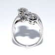 Bijoux anciens - Bague Art-Déco diamants 