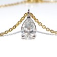 Bijoux anciens - Pendentif diamant poire 