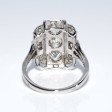 Bijoux anciens - Bague art déco diamants