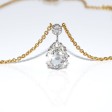 Bijoux anciens - Pendentif diamant poire 