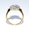 Bagues de fiançailles - Bague Pompadour diamants 