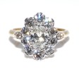 Bagues de fiançailles - Bague Pompadour diamants 