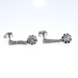 Bijoux anciens - Boucles d'oreilles diamants 