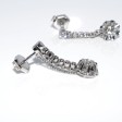 Bijoux anciens - Boucles d'oreilles diamants 