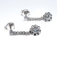 Bijoux anciens - Boucles d'oreilles diamants 