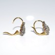 Bijoux anciens - Boucles d'oreilles dormeuses marguerites diamants