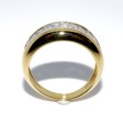 Bagues de fiançailles - Bague vintage diamants taille baguettes