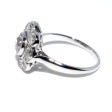 Bijoux anciens - Bague Art Déco entourage diamants