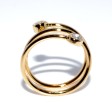 Bagues de fiançailles - Bague en or et diamants
