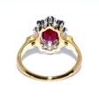 Bagues de fiançailles - Bague Pompadour rubis et diamants
